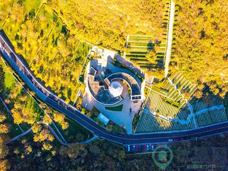 九公山长城纪念林区位图