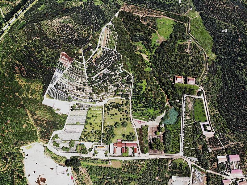 蓟县元宝山庄公墓区位图