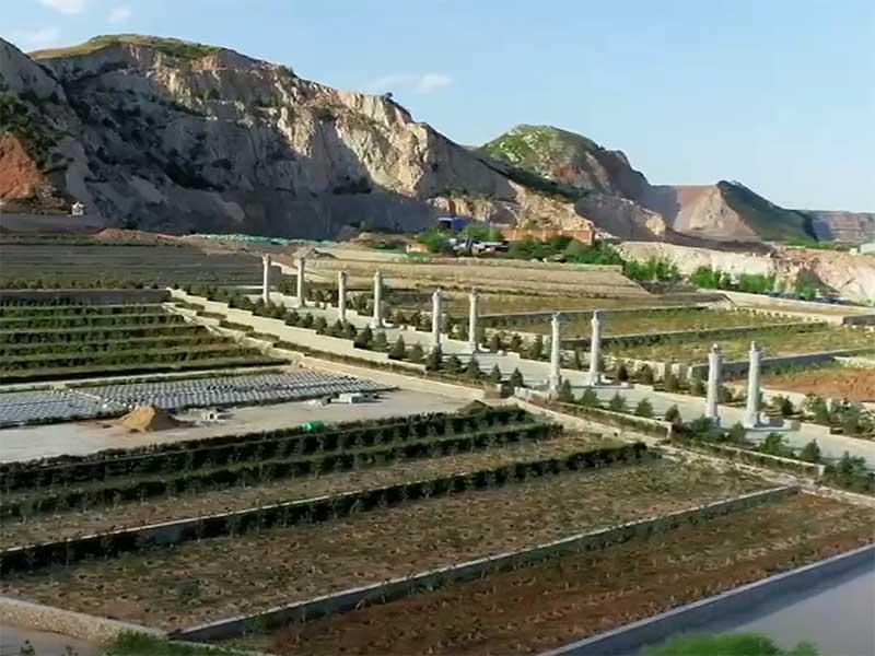 巍山万寿园公墓区位图