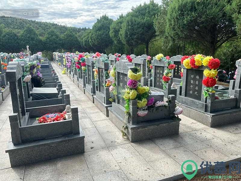 丰润千佛寺万福园公墓区位图